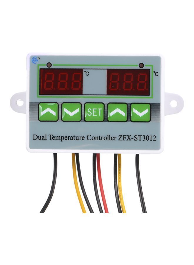 Microcomputer Digital Temperature Controller With Sensor White/Blue