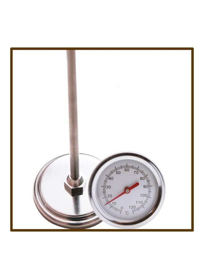 Stainless Steel Compost Soil Thermometer Silver 500x48mm