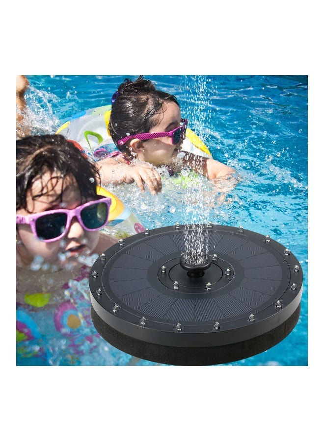 LED Solar Floating Fountain Pump Black