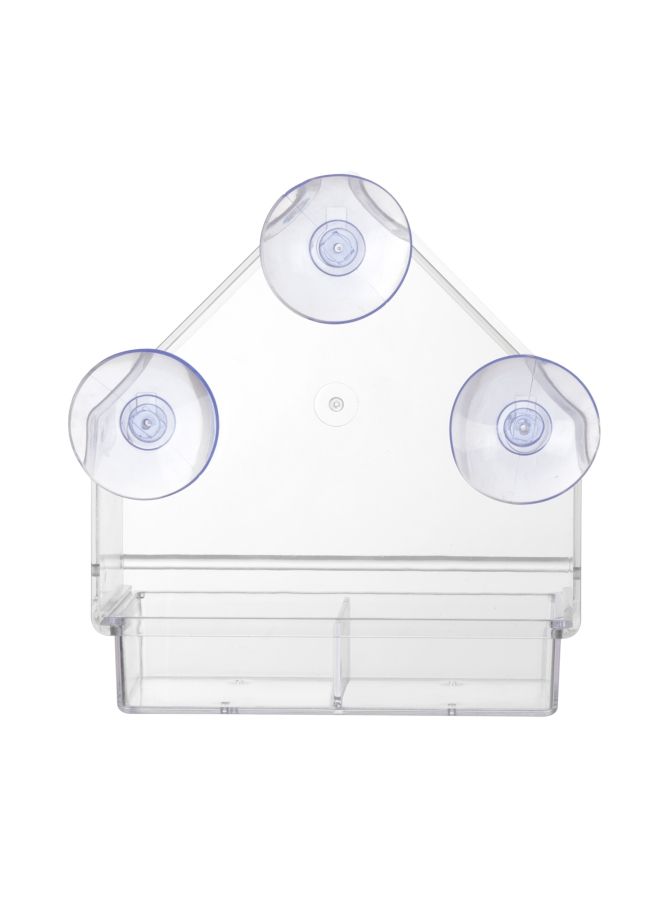 Transparent Bird Feeder With Super Strong Suction Cups Clear