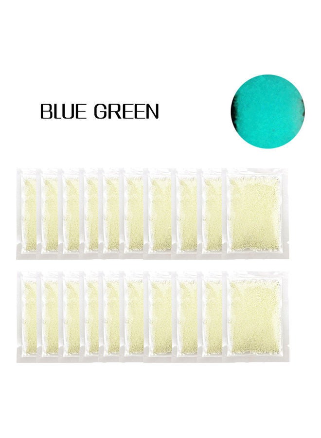 20-Piece Glow In Dark Beautiful Fluorescent Sand White