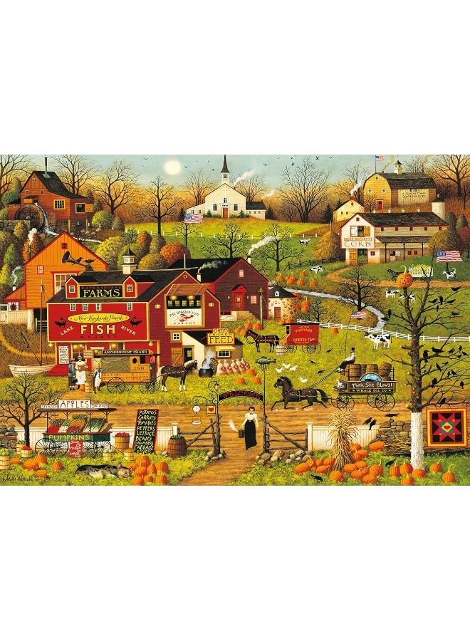 Buffalo Games - Charles Wysocki - Blackbirds Roost at Mill Creek - 500 Piece Jigsaw Puzzle for Adults Challenging Puzzle Perfect for Game Nights