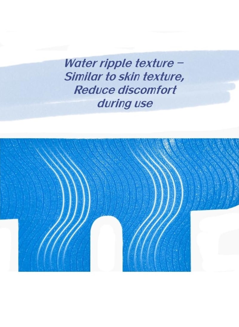 Pre-Cut Kinesiology Tape for Knee, 10 Pcs Waterproof & Elastic, Breathable Latex-Free Cotton Athletic Tape, Provide Support and Stability to Muscle,Ideal for Running, Hiking, Riding