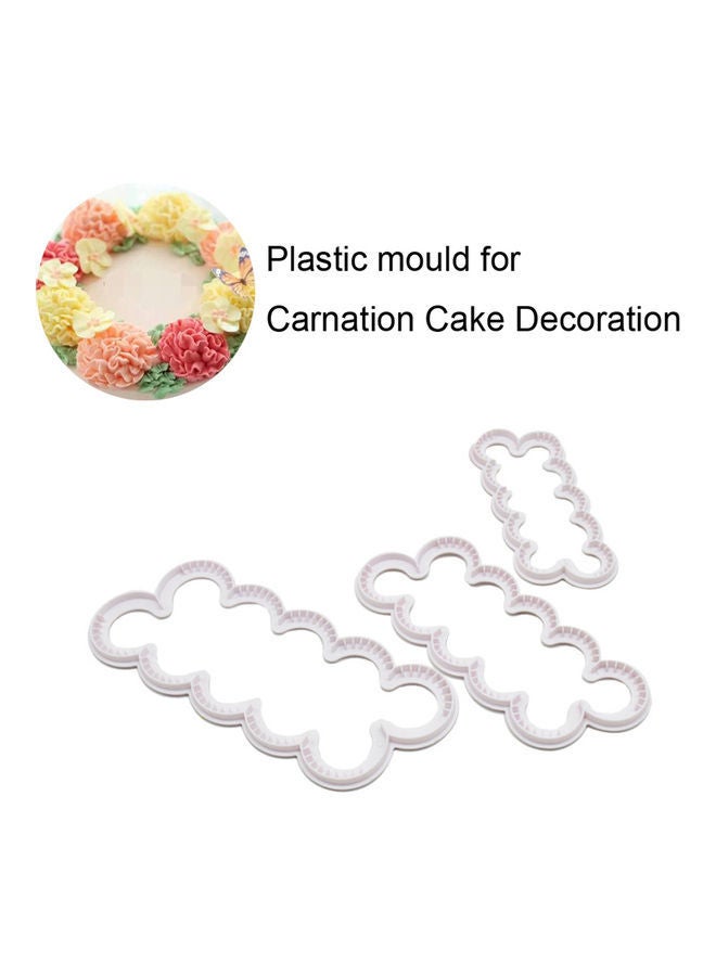 Mould For Carnation Cake Decoraion Silver