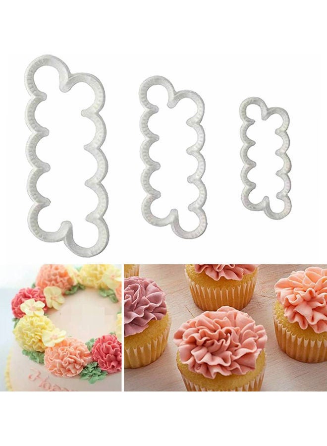 Mould For Carnation Cake Decoraion Silver