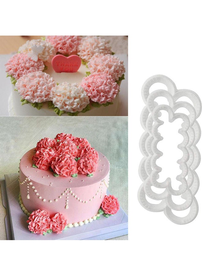 Mould For Carnation Cake Decoraion Silver