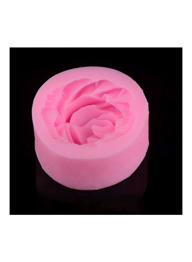 Silicone Fondant Cake Mold Pink 4.8x1.8cm