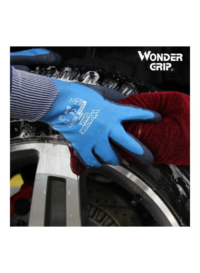 Coldproof Gardening Safety Gloves Blue/Grey