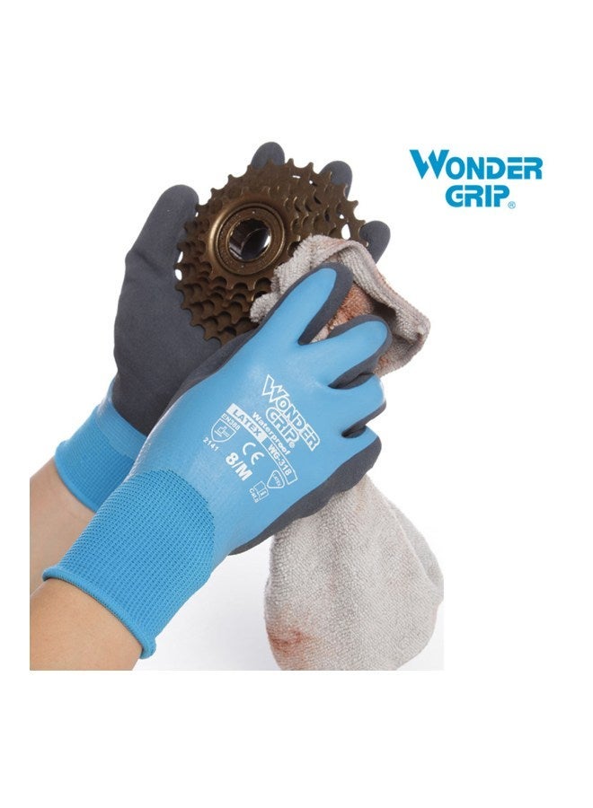 Coldproof Gardening Safety Gloves Blue/Grey