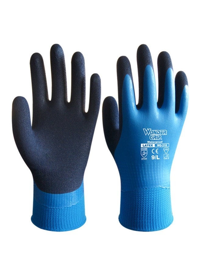 Coldproof Gardening Safety Gloves Blue/Grey