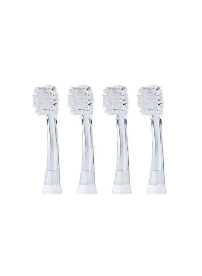 Kidz Sonic Replacement Brush Heads 3+Yrs - Pack Of 4