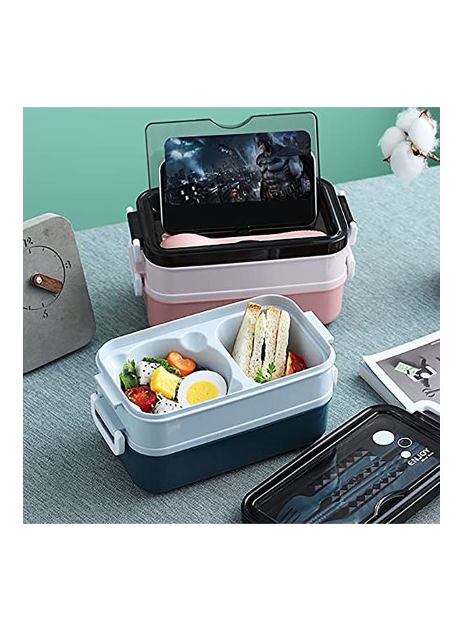 Leakproof Lunch Box Pink 22cm