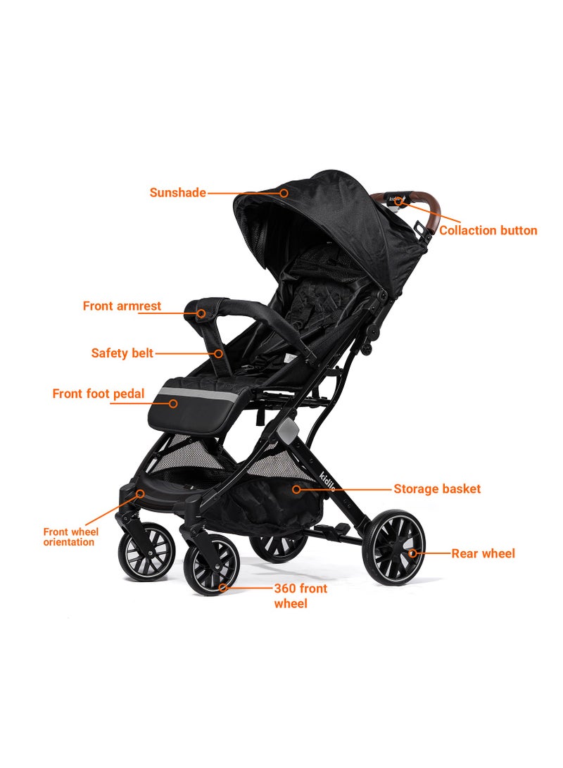 Lightweight & Compact Travel Stroller – Comfortable, Foldable Stroller for Infants & Toddlers Up to 4 Years | Perfect Baby Travel Gear, Umbrella Stroller