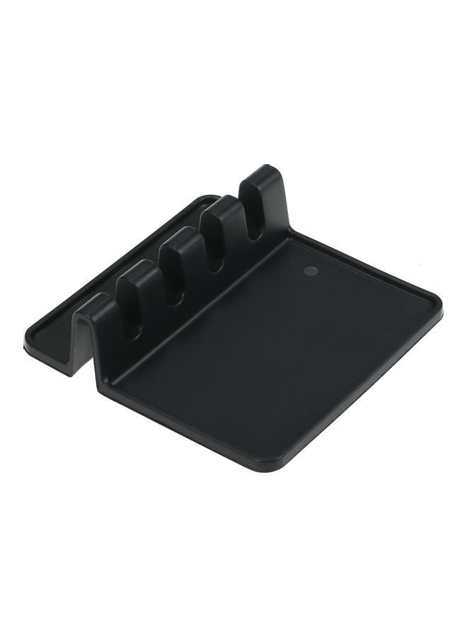 Silicone Spoon Holder Black