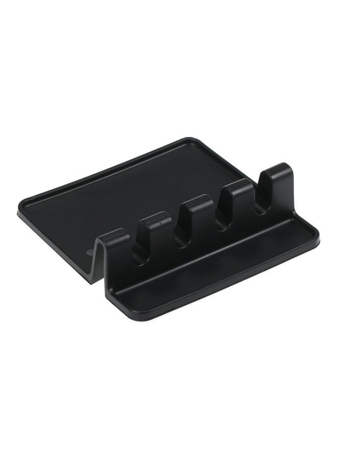 Silicone Spoon Holder Black