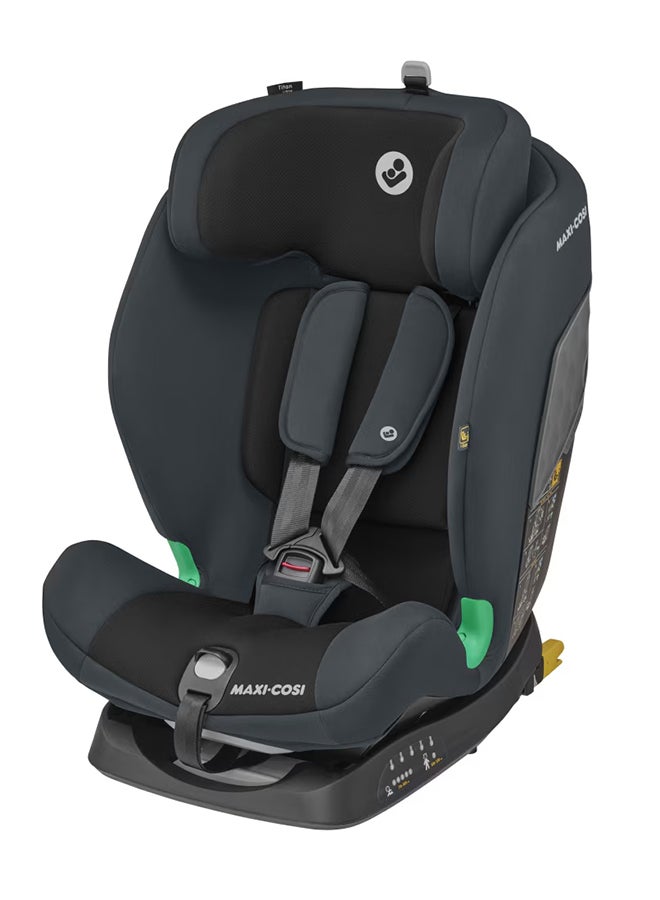 Titan I - Size Infant Car Seat, G - Cell Side Impact Protection, 5 Recline Positions, Adjustable Headrest, 15 Months To 12 Years, Basic Grey, 2 Year Warranty