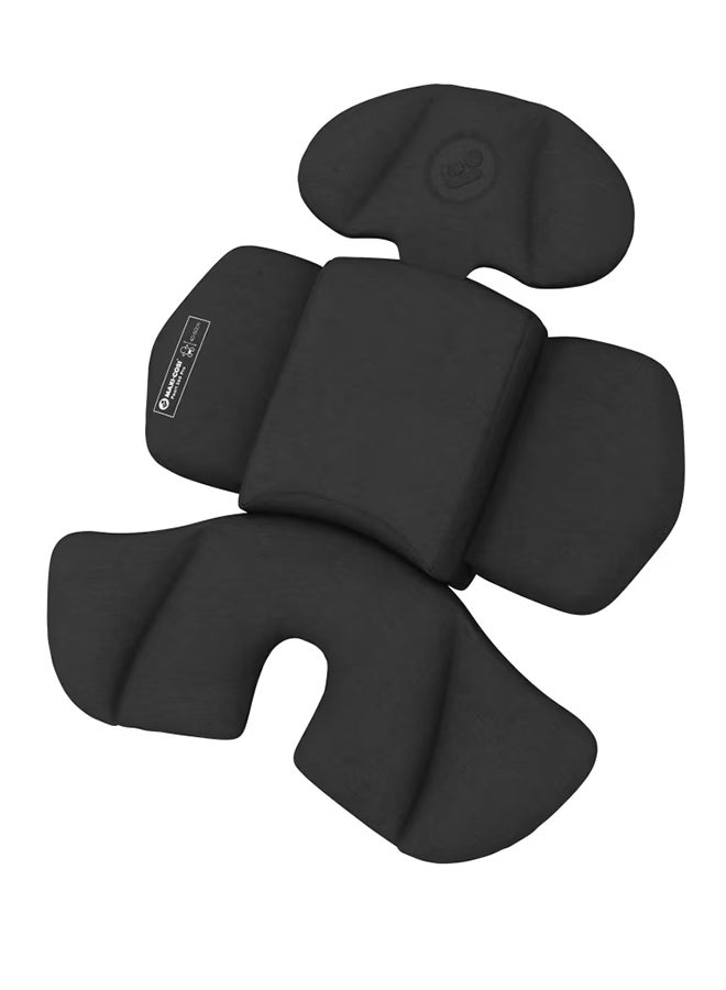 Pearl 360 Pro Newborn Inlay, Designed For Pearl 360 Rotating Car Seat, 0 - 3 Months, Authentic Black, 2 Year Warranty