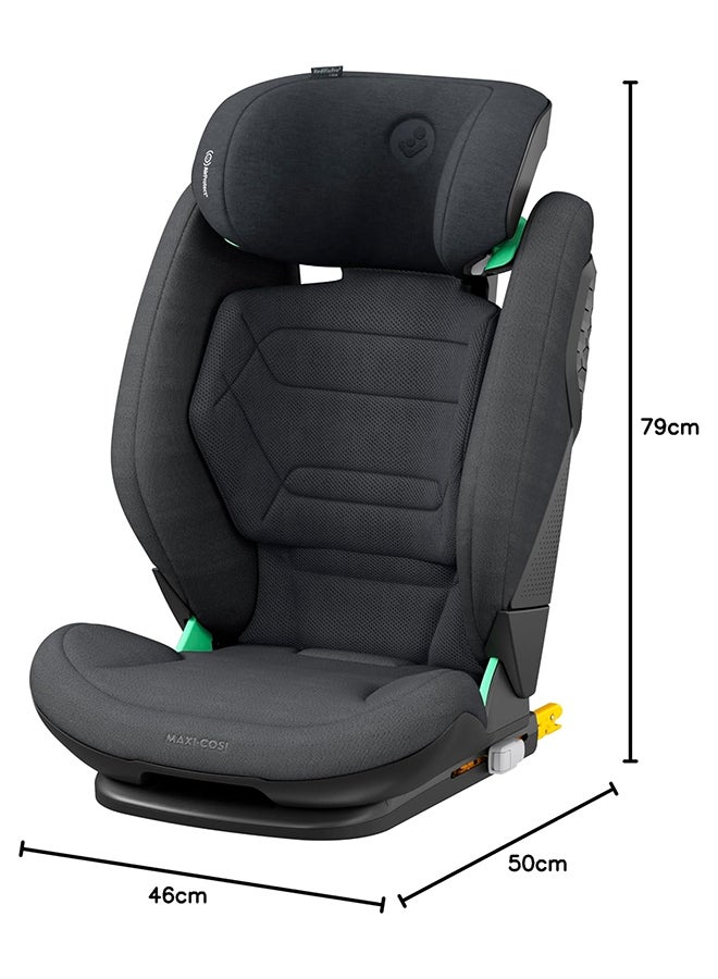 Rodifix Pro2 I - Size Infant Car Seat, G - Cell Side Impact Protection, Clima Flow For Temperature Control, 3.5 Months To 12 Years, Authentic Graphite, 2 Year Warranty