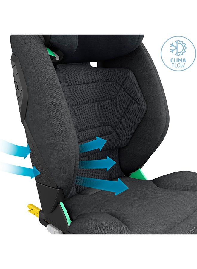 Rodifix Pro2 I - Size Infant Car Seat, G - Cell Side Impact Protection, Clima Flow For Temperature Control, 3.5 Months To 12 Years, Authentic Graphite, 2 Year Warranty