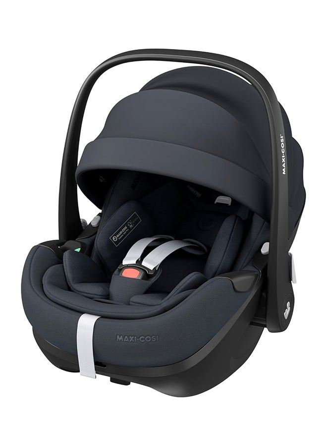 Pebble 360 Pro Infant Car Seat, 360 Swivel, G-CELL Side Impact Protection, 0 - 15 Months, Essential Graphite, 2 Year Warranty