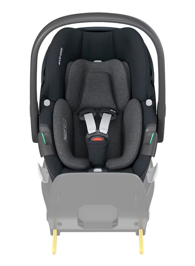 Pebble 360 i-Size, Infant Car Seat, G-Cell Side Impact Protection, 0 - 15 Months, Essential Graphite, 2 Year Warranty