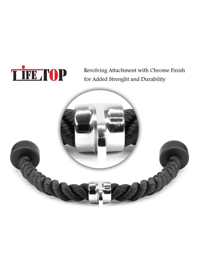 Deluxe Tricep Rope Cable Attachment 27inch