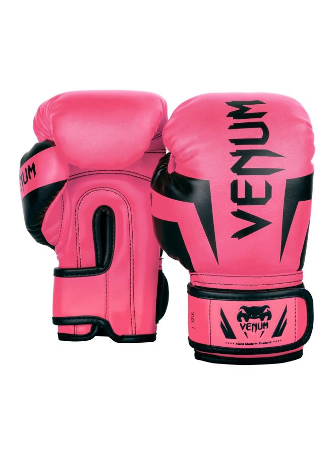 Pair Of Printed Leather Boxing Gloves L