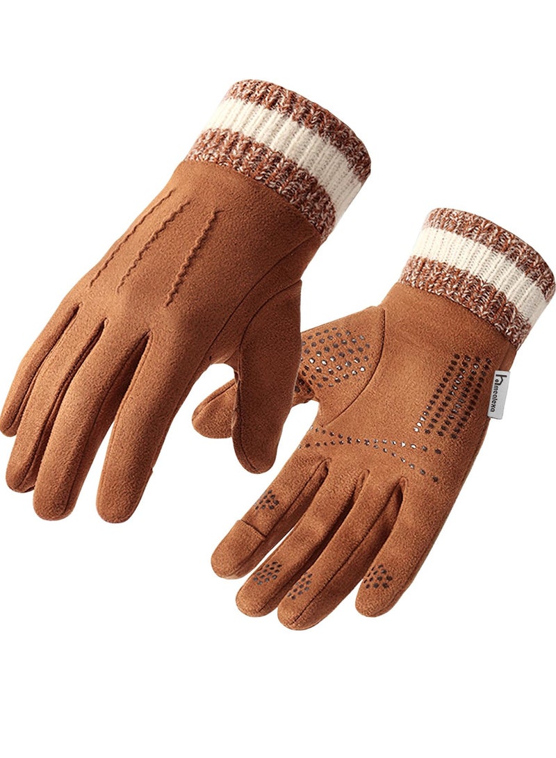 Touchscreen Gloves Winter Gloves,Thermal Gloves Sport Warm and Windproof for Skiing Cycling Women and Men