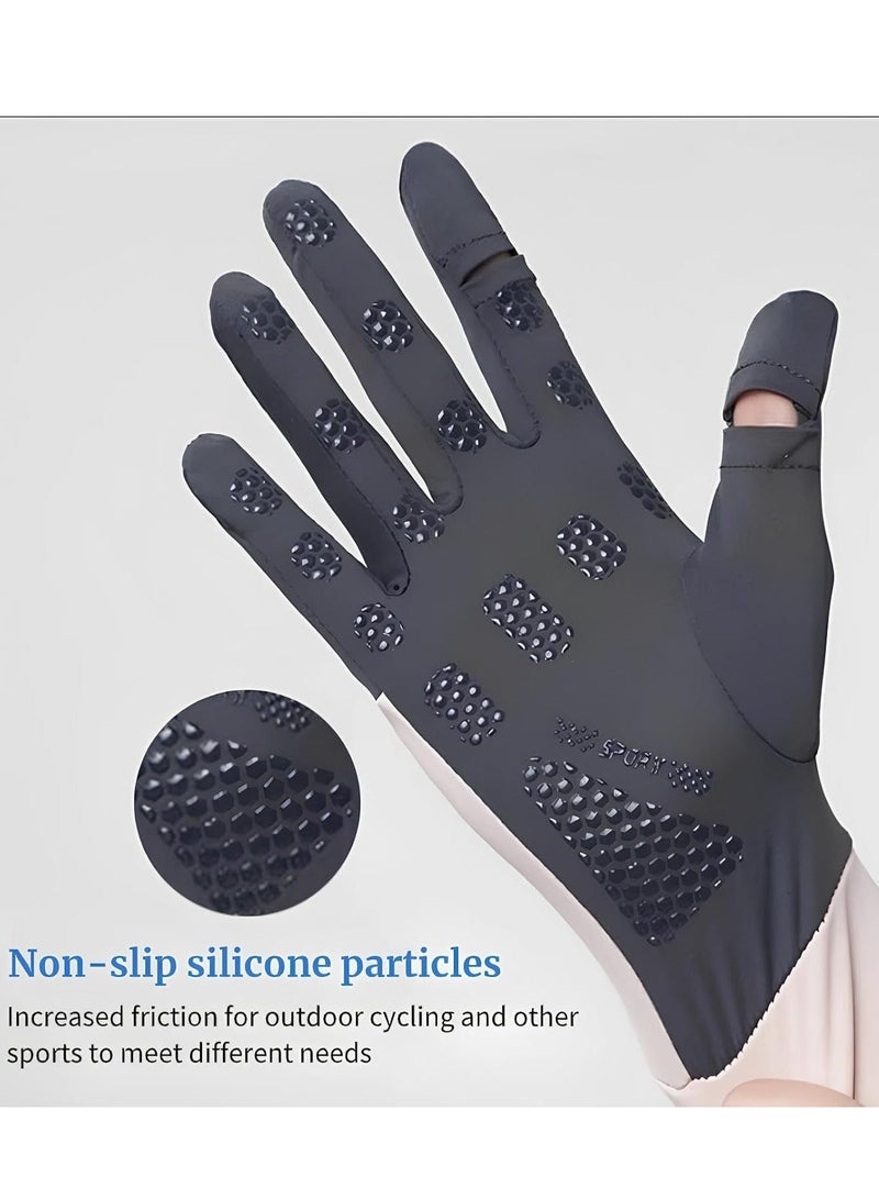 Women's Sun Protective Gloves- UPF 50+ UV Sun Protection Quick Dry Anti Slip Driving Gloves