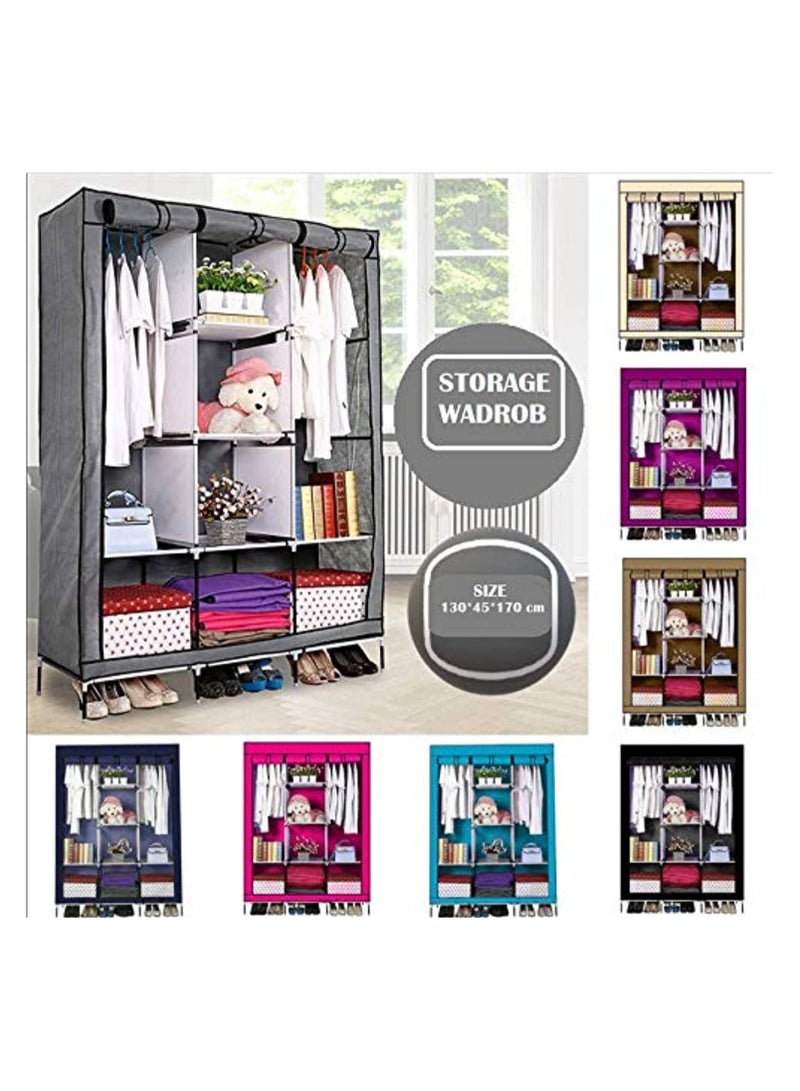 Non Woven Fabric Cloth Cabinet/Storage Organizer with Cover