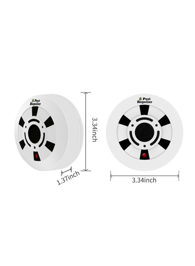 Ultrasonic Pest Repeller White/Black