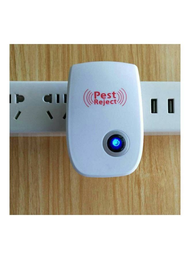 Electronic Pest Reject Mosquito Repeller White/Grey/Blue 140x60x100mm