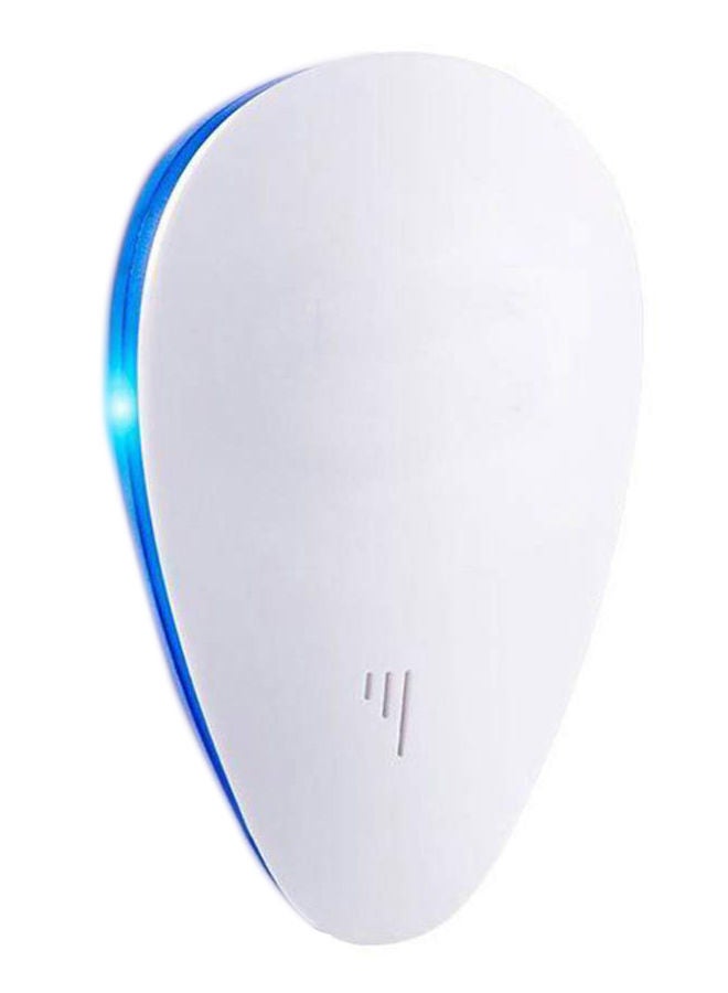 Ultrasonic Electric Pest Repeller White/Blue