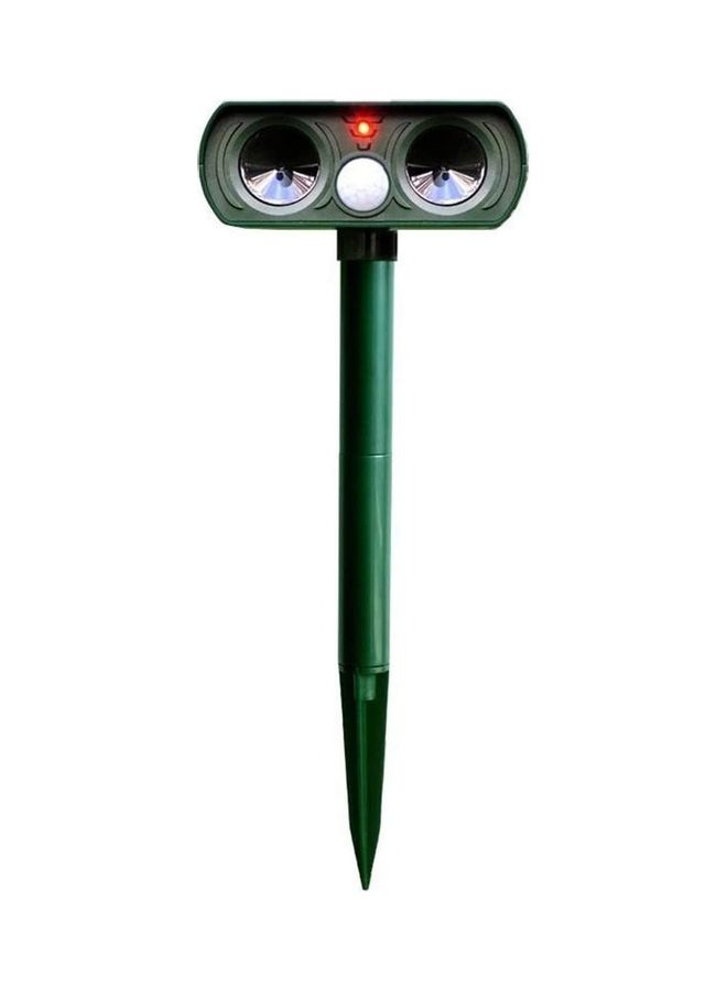 Solar Waterproof Ultrasonic Animal Repeller Pest Green