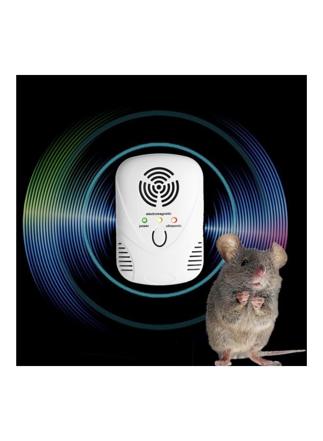 Electromagnetic Wave Mouse Repellent White 90x60x33mm