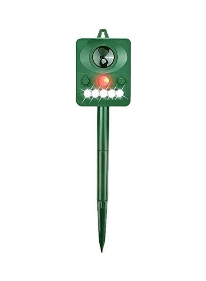 Solar Waterproof Ultrasonic Animal Repeller Pest Green