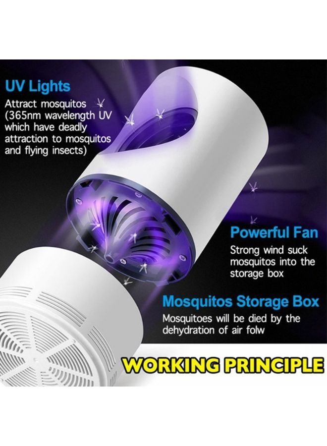 USB Powered Household Led Mosquito Killing Lamp white