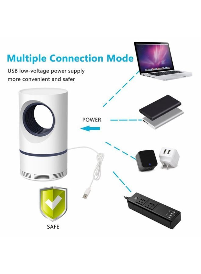 USB Powered Household Led Mosquito Killing Lamp white