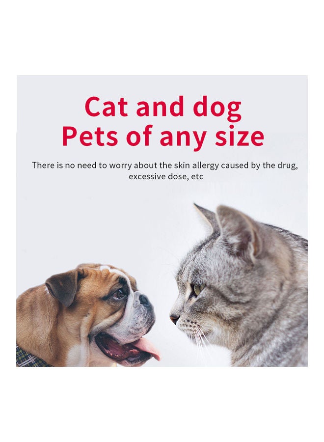 Portable Ultrasonic Pest Repellent for Pets White/Pink