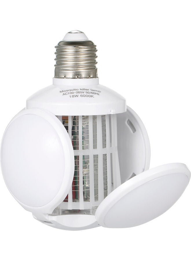 Portable LED Mosquito Killer White 9.50x9.00x0.12cm