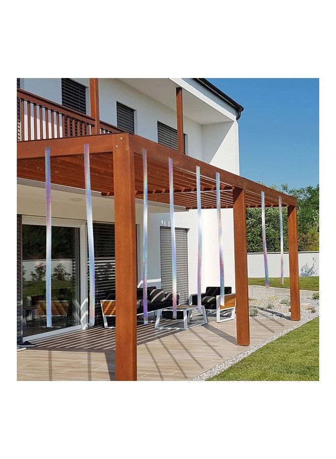 2-Piece Bird Scare Reflective Tape Silver