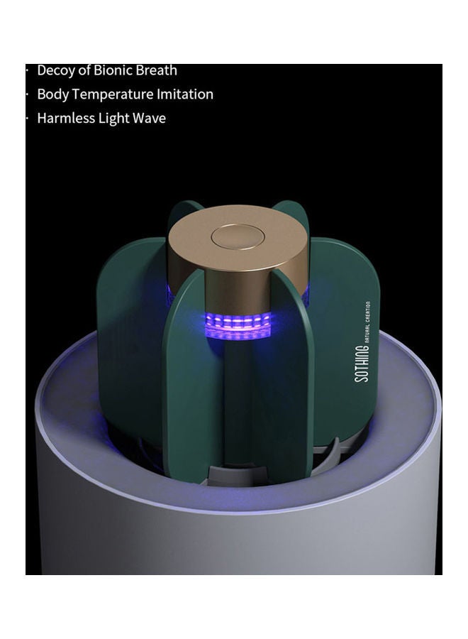 Electronic Non-Toxic Mosquito Killer UV Lamp White/Green