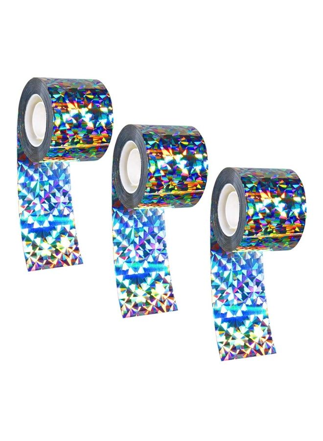 3 Pack Bird Repellent Tape Multicolour