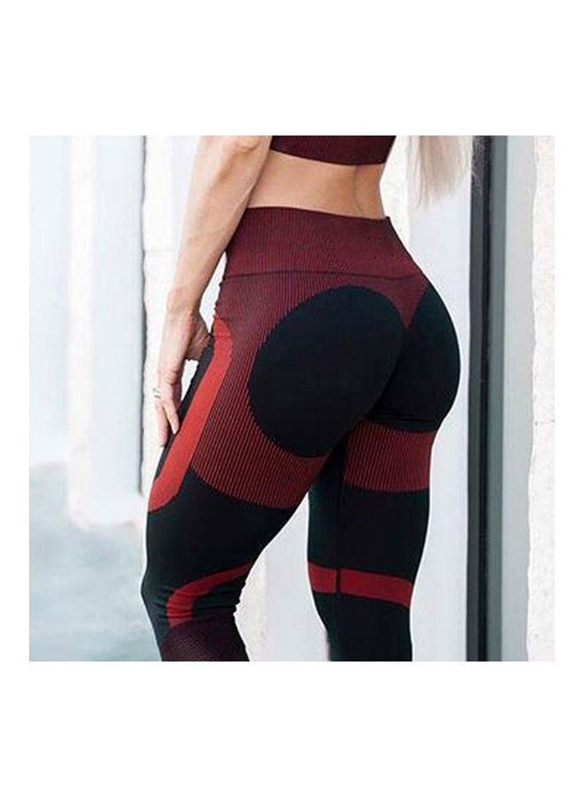 Women Sports Pants Print High Waist Bodycon Moisture Wicking Breathable Yoga 20*5*15cm