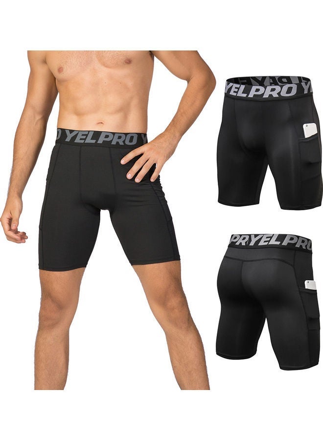 Pack Of 3 Fitness Shorts With Pocket L