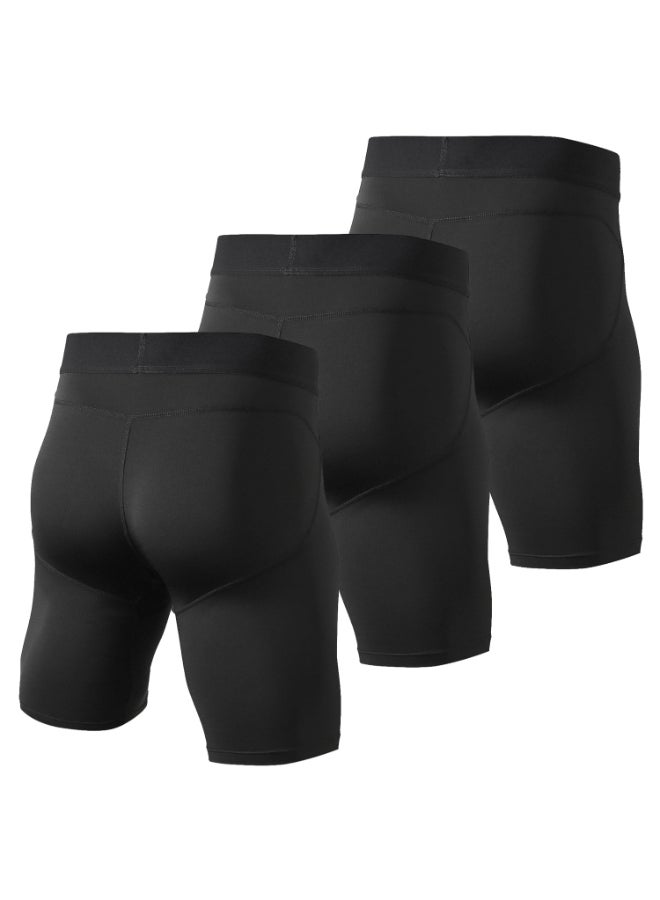 3-Piece Breathable Sports Boxer Set L