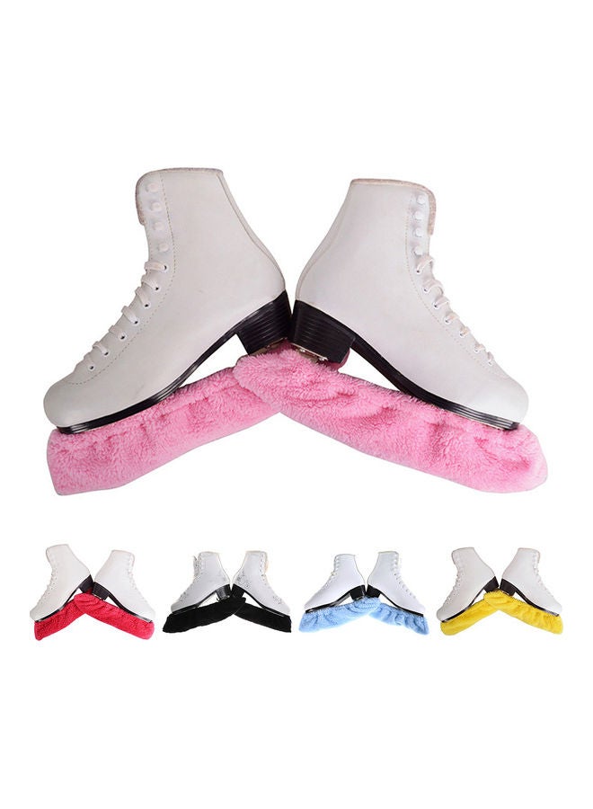 1Pair Unisex Figure Skating Shoes Cover Elastic Velvet Anti-rust Dustproof Spats 0.079kg