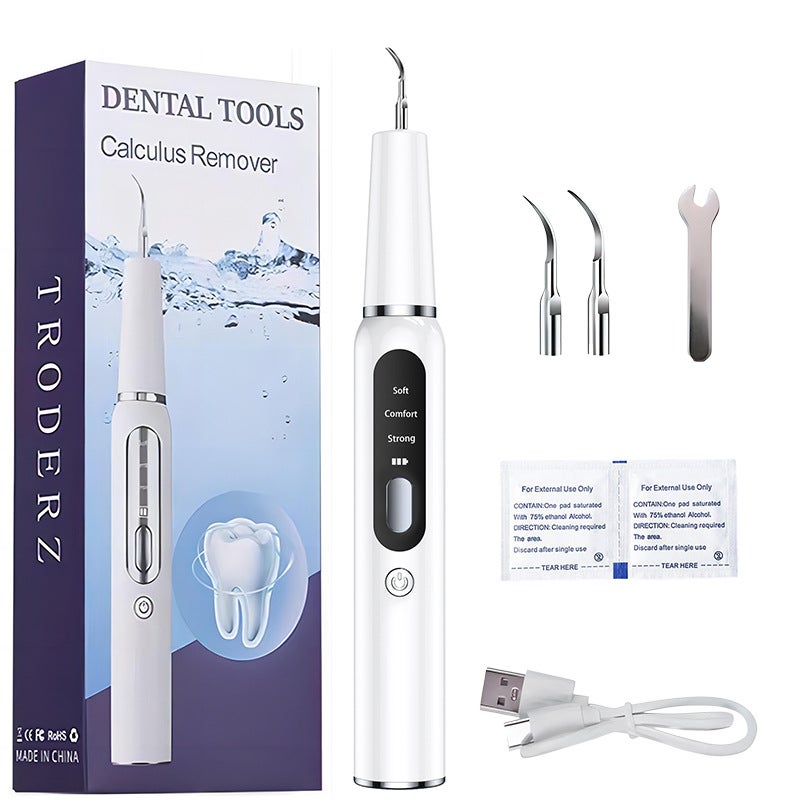 Cross-border new ultrasonic electric tooth cleaner tooth cleaner household portable tooth stone removal tooth scale cleanerWhite K15 Ultrasonic Tooth Cleaner White K15 Ultrasonic Tooth Cleaner