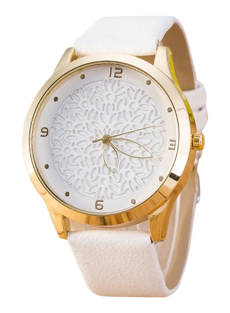 Women's Floral Design Analog Watch 3410