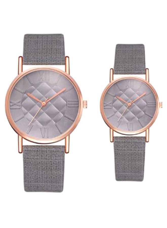 Analog Watch And Bracelet Set